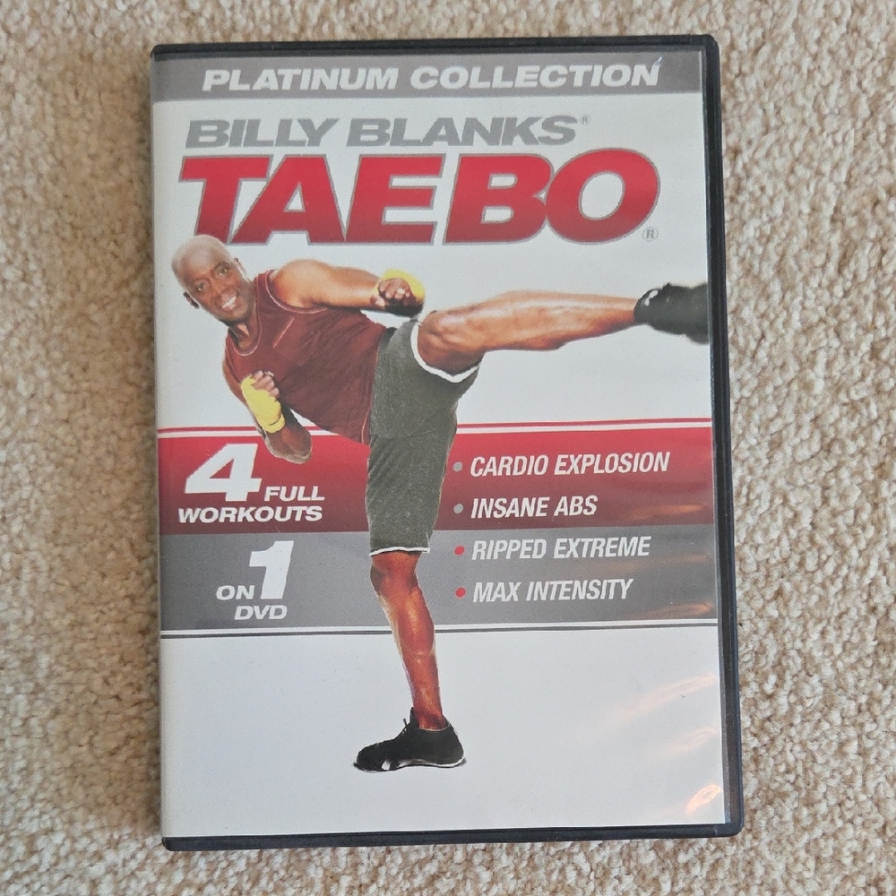 Tae Bo Platinum Collection DVD - Red and Black